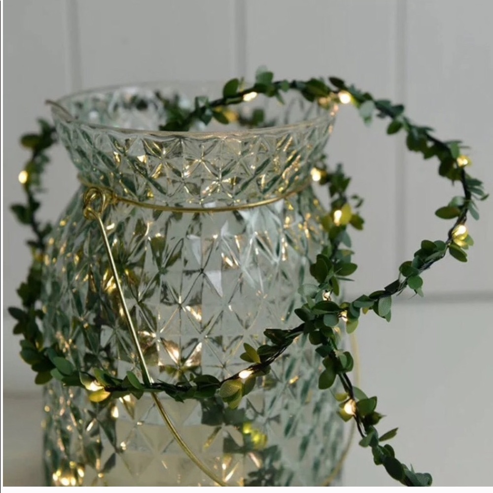 FAUX VINE GARLAND LEAF FAIRY LIGHTS